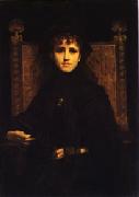 Jules Elie Delaunay Mme. Georges Bizet ( Genevieve Halevy, Later Mme. Emile Straus ) oil painting